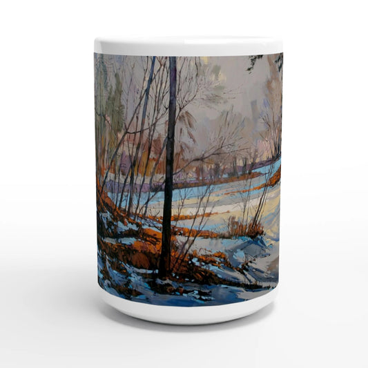Frozen once again - White 15oz Ceramic Mug - eduardgurevich