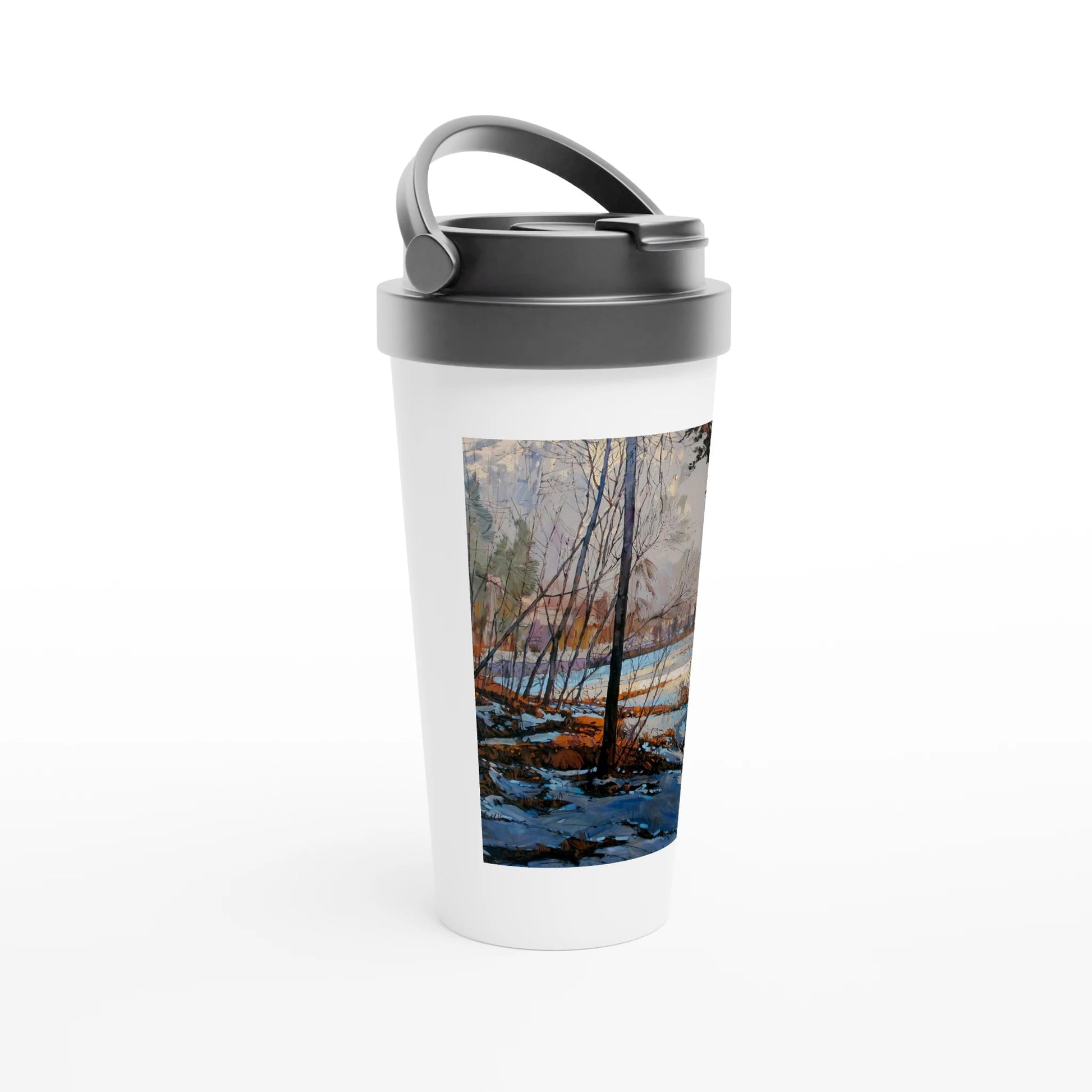 Frozen once again - White 15oz Stainless Steel Travel Mug - eduardgurevich