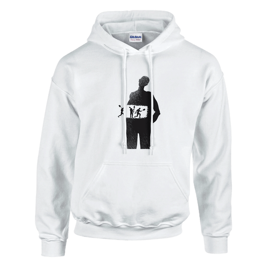 Funky - Classic Unisex Pullover Hoodie | Gildan® 18500 White - eduardgurevich S