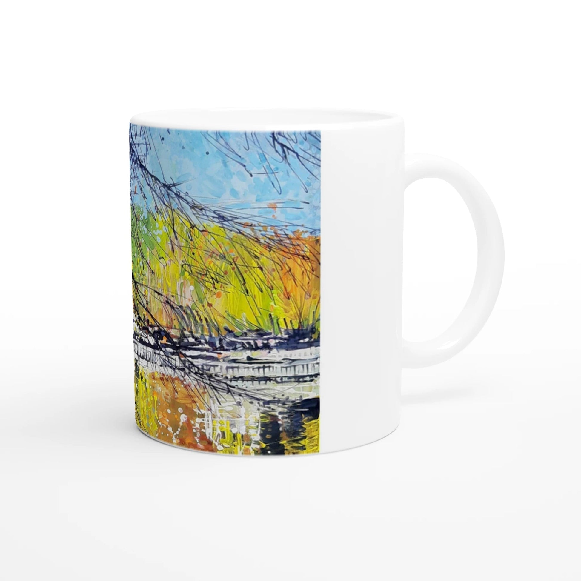 Golden triangle - 11oz Ceramic Mug - eduardgurevich