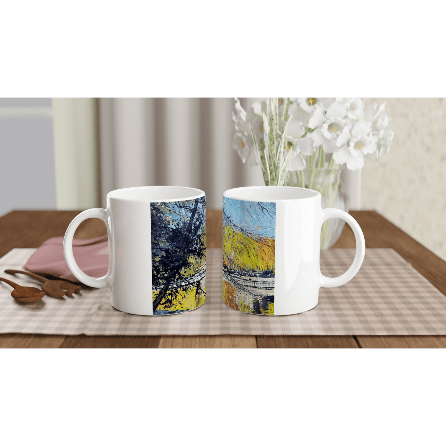 Golden triangle - 11oz Ceramic Mug - eduardgurevich