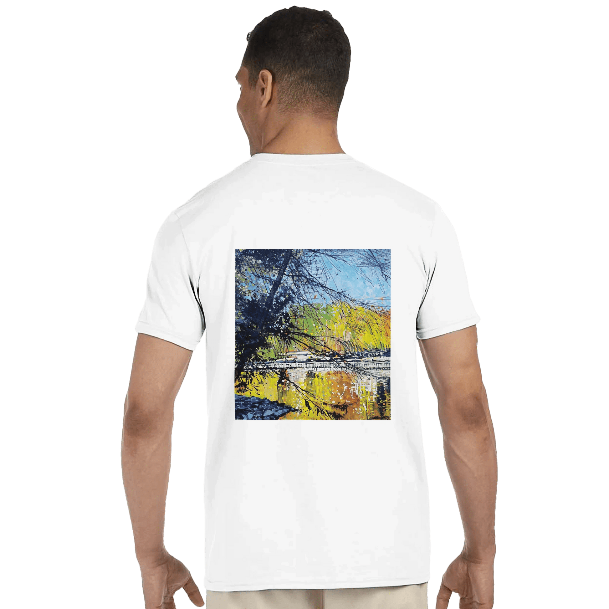 Golden triangle - Classic Unisex Crewneck T-shirt | Gildan® 64000 - eduardgurevich S