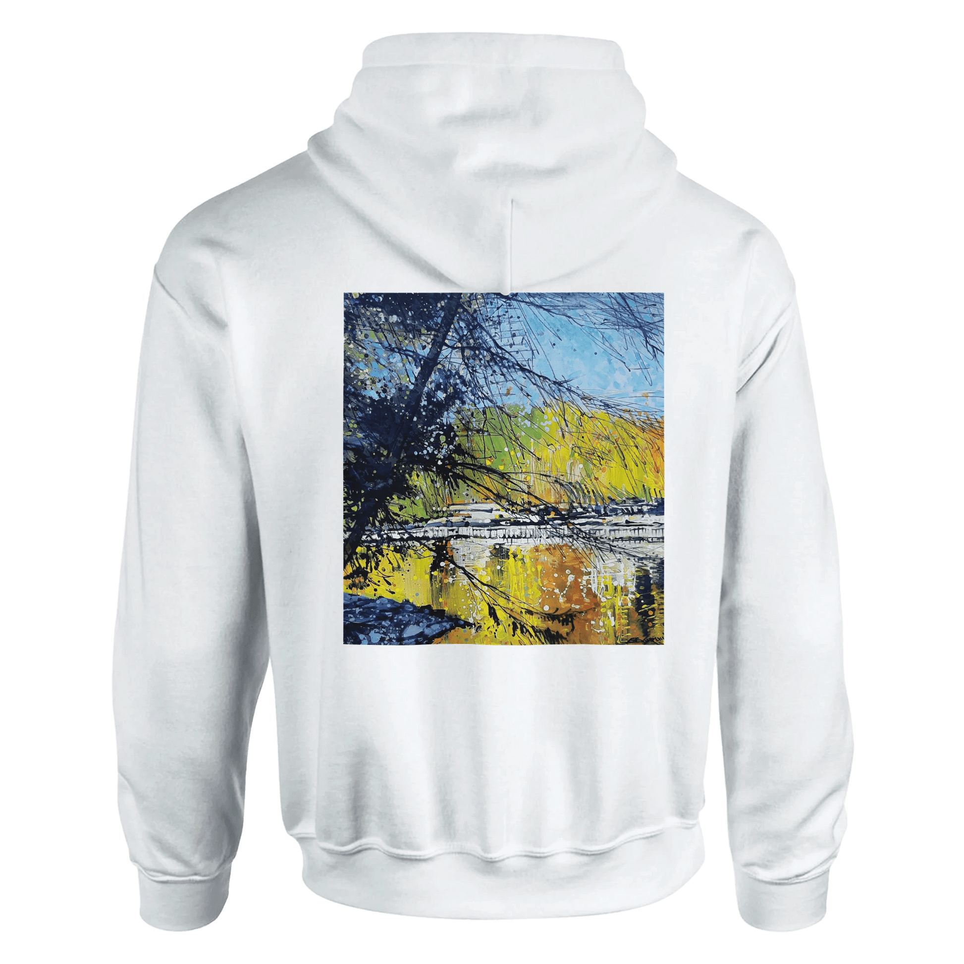 Golden triangle - Classic Unisex Pullover Hoodie | Gildan® 18500 White - eduardgurevich S