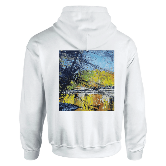 Golden triangle - Classic Unisex Pullover Hoodie | Gildan® 18500 White - eduardgurevich S