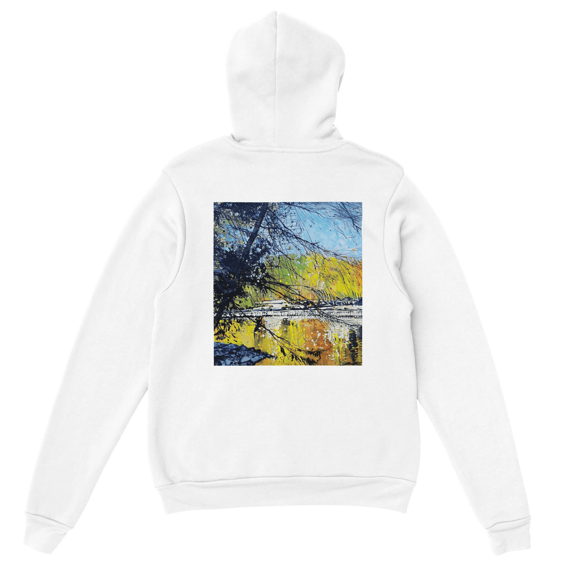 Golden triangle - Classic Unisex Pullover Hoodie | Gildan® 18500 White - eduardgurevich S