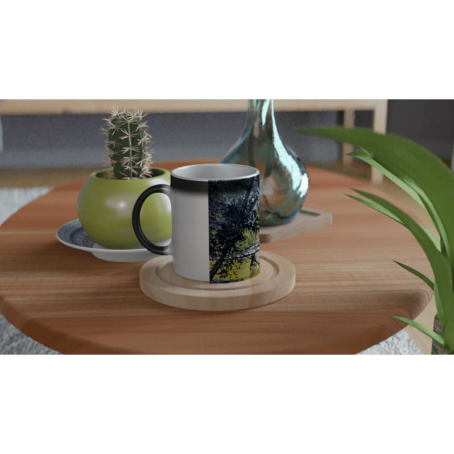 Golden triangle - Magic 11oz Ceramic Mug - eduardgurevich
