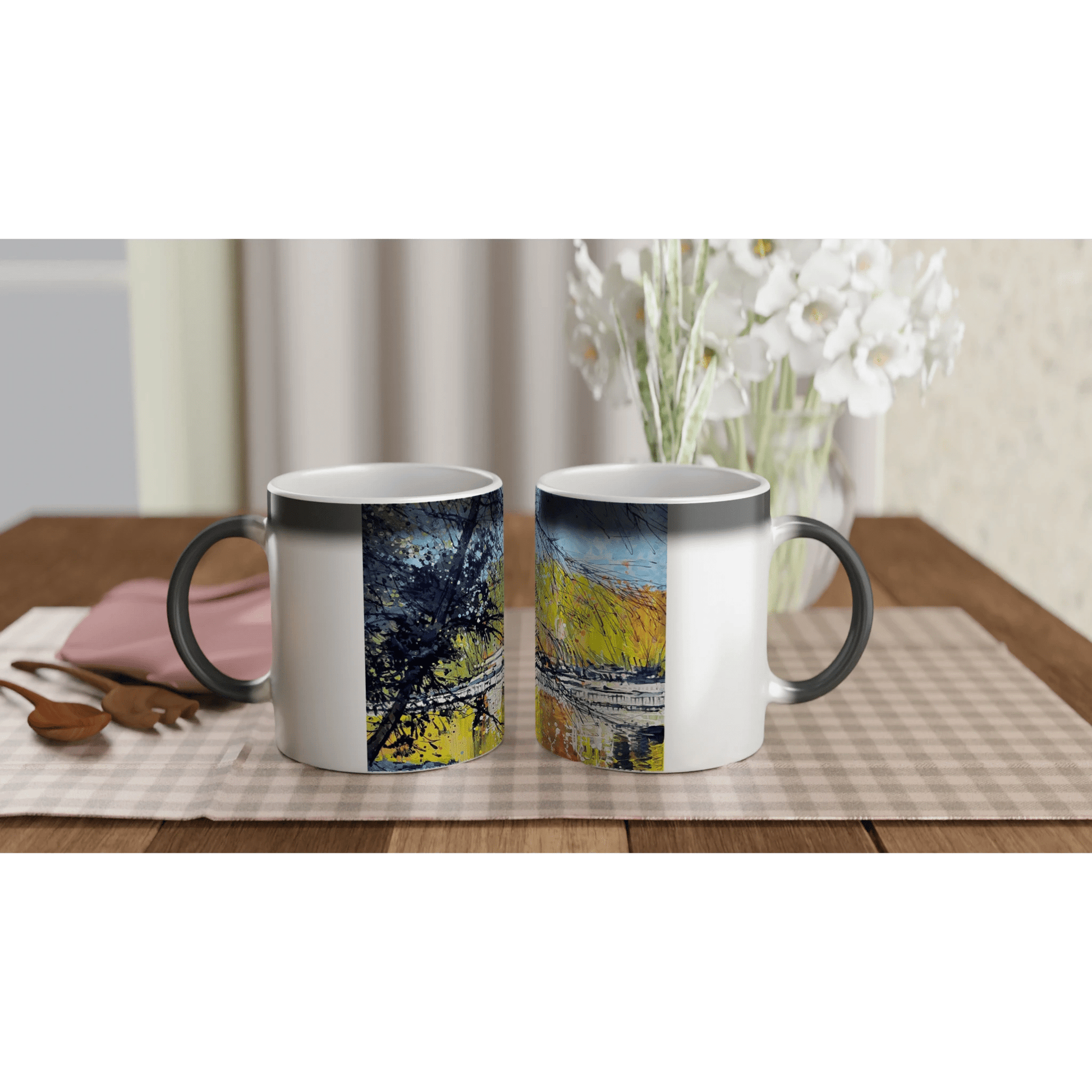 Golden triangle - Magic 11oz Ceramic Mug - eduardgurevich