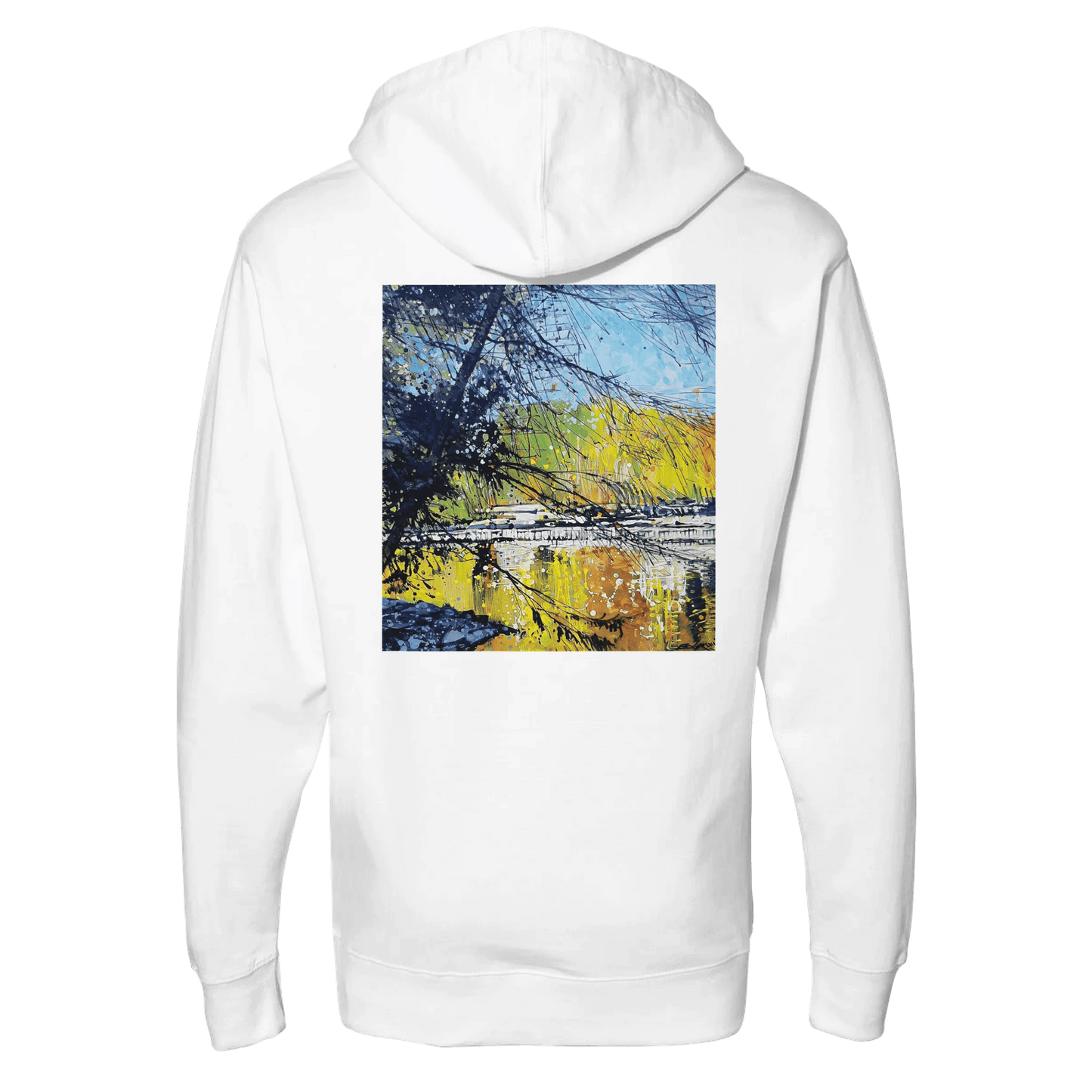 Golden triangle - Men's Midweight Hooded Sweatshirt | Independent SS4500 - eduardgurevich S