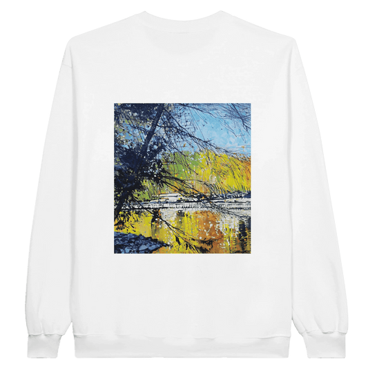 Golden triangle - Midweight Fleece Adult Crewneck Sweatshirt | Gildan SF000 - eduardgurevich S