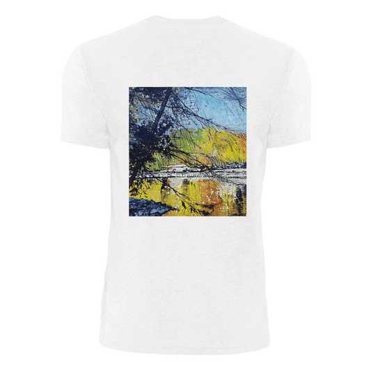 Golden triangle - Organic Unisex Heavyweight Crewneck T-Shirt | Next Level 4600 - eduardgurevich S