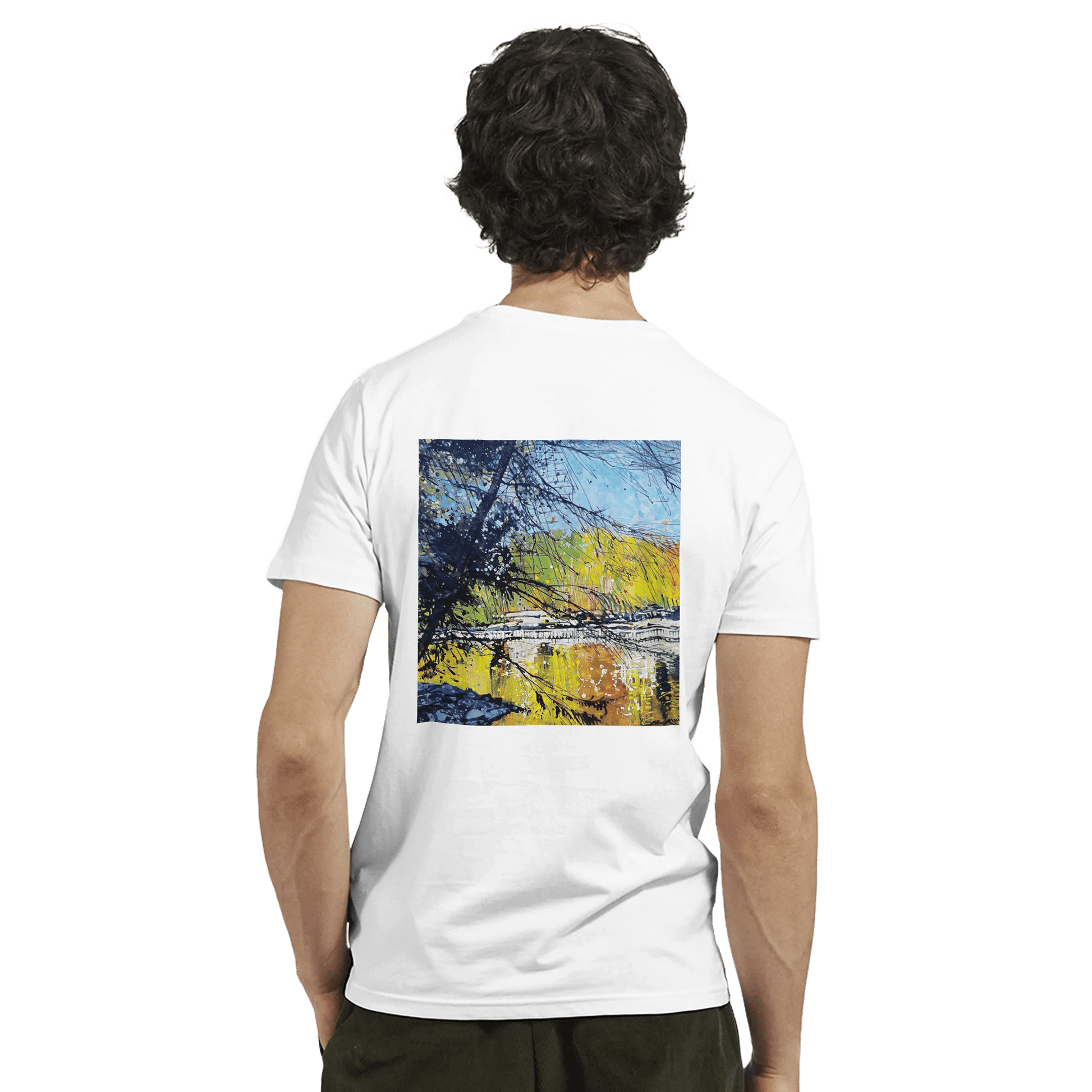 Golden triangle - Organic Unisex USA Made Crewneck T-Shirt | Econscious EC1007U - eduardgurevich S