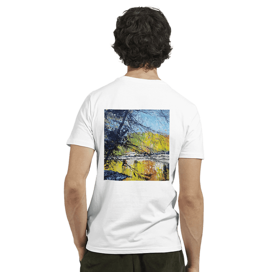 Golden triangle - Organic Unisex USA Made Crewneck T-Shirt | Econscious EC1007U - eduardgurevich S