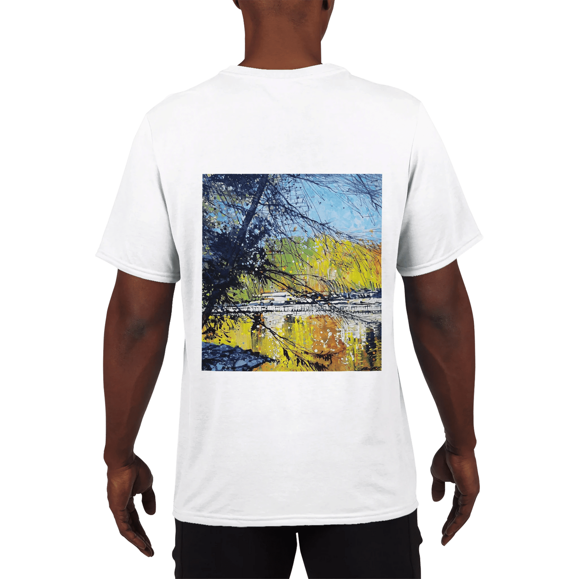Golden triangle - Performance Unisex Crewneck T-shirt - eduardgurevich S