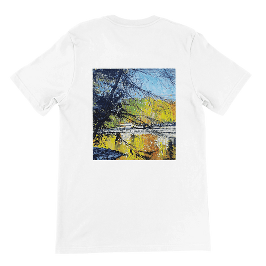 Golden triangle - Premium Unisex Crewneck T-shirt | Bella + Canvas 3001 - eduardgurevich S