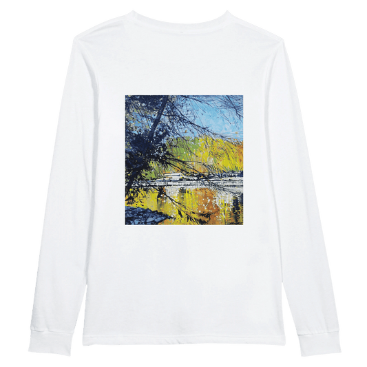 Golden triangle - Premium Unisex Longsleeve T-shirt - eduardgurevich S