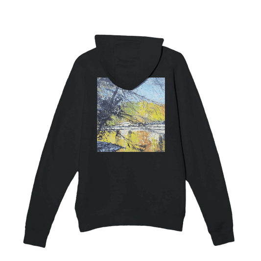Golden triangle - Premium Unisex Pullover Hoodie | Laneseven LS13001 - eduardgurevich S