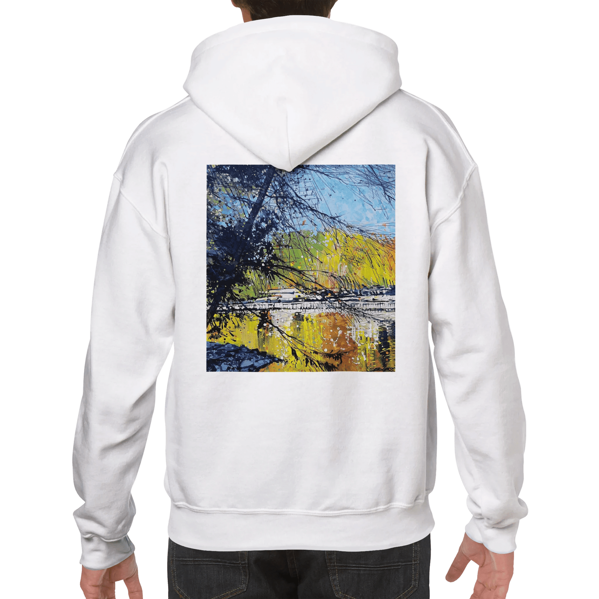 Golden triangle - Premium Unisex Pullover Hoodie - eduardgurevich S