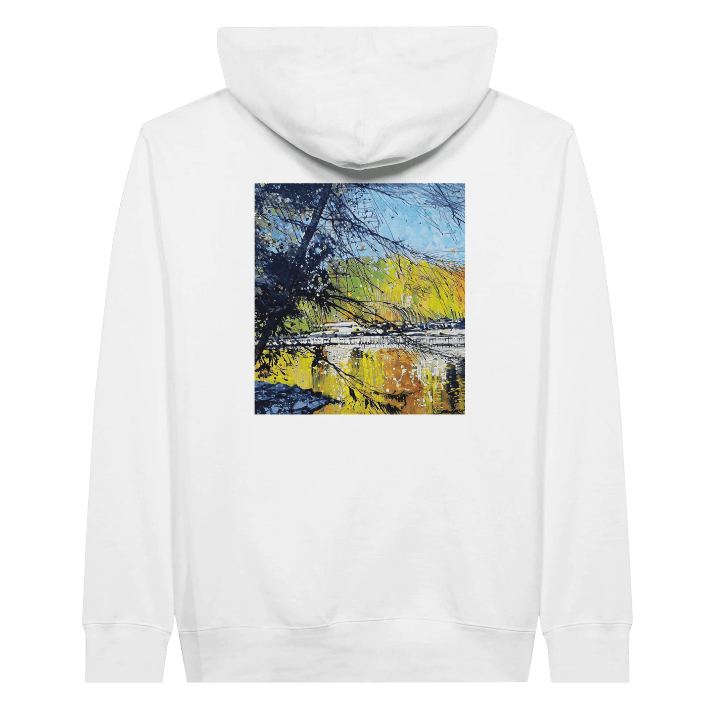 Golden triangle - Premium Unisex Pullover Hoodie - eduardgurevich S