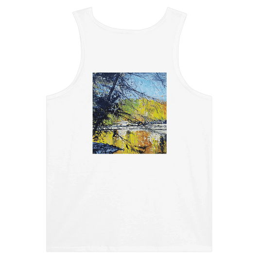 Golden triangle - Premium Unisex Tank Top - eduardgurevich S