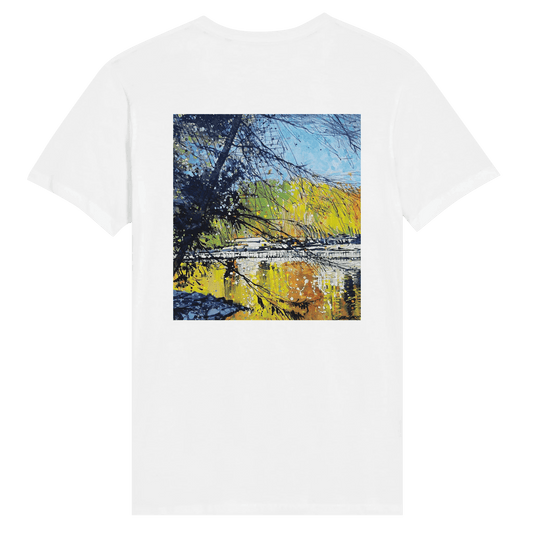Golden triangle - Premium Unisex V - Neck T-shirt - eduardgurevich S