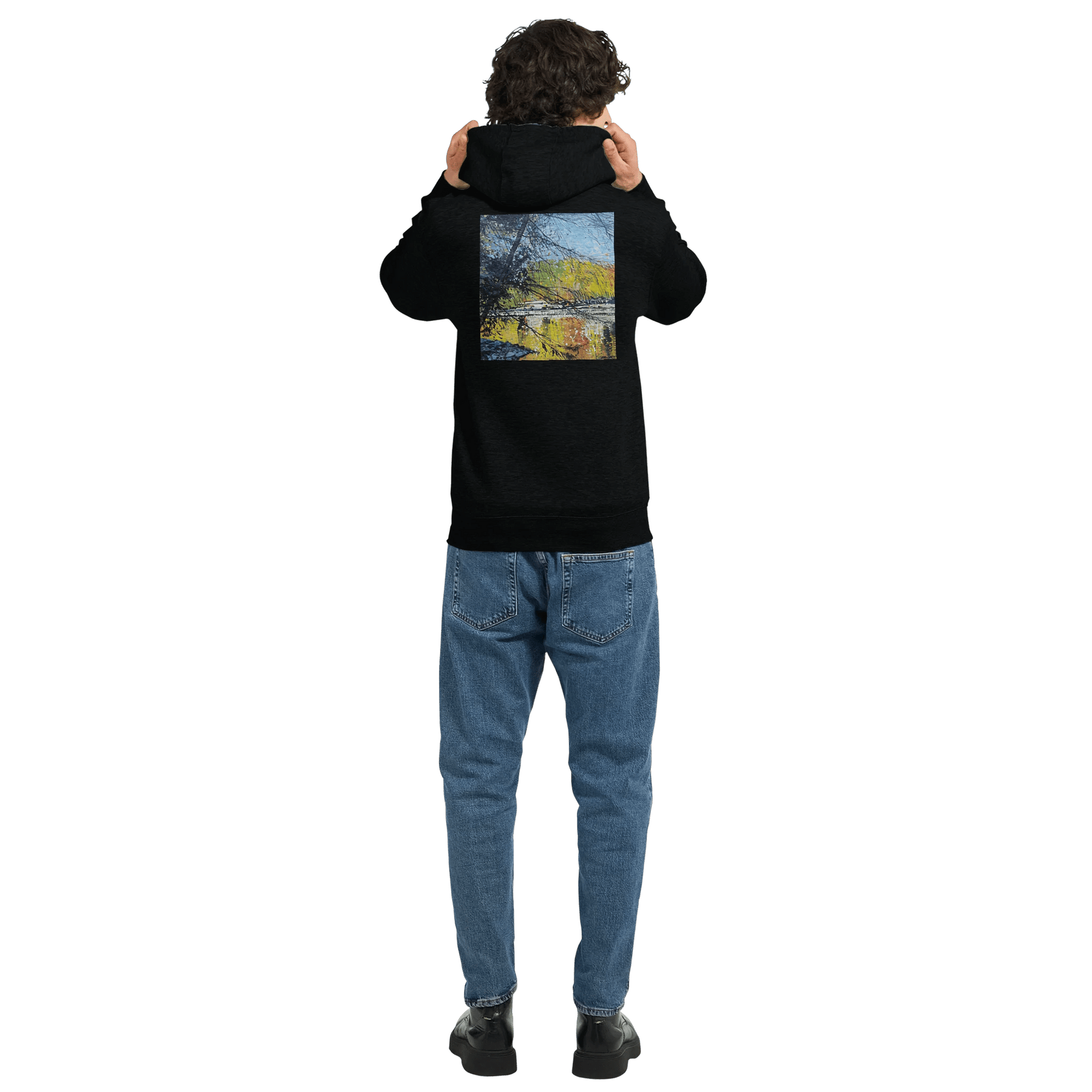 Golden triangle - Premium Unisex Zip Hoodies - eduardgurevich S