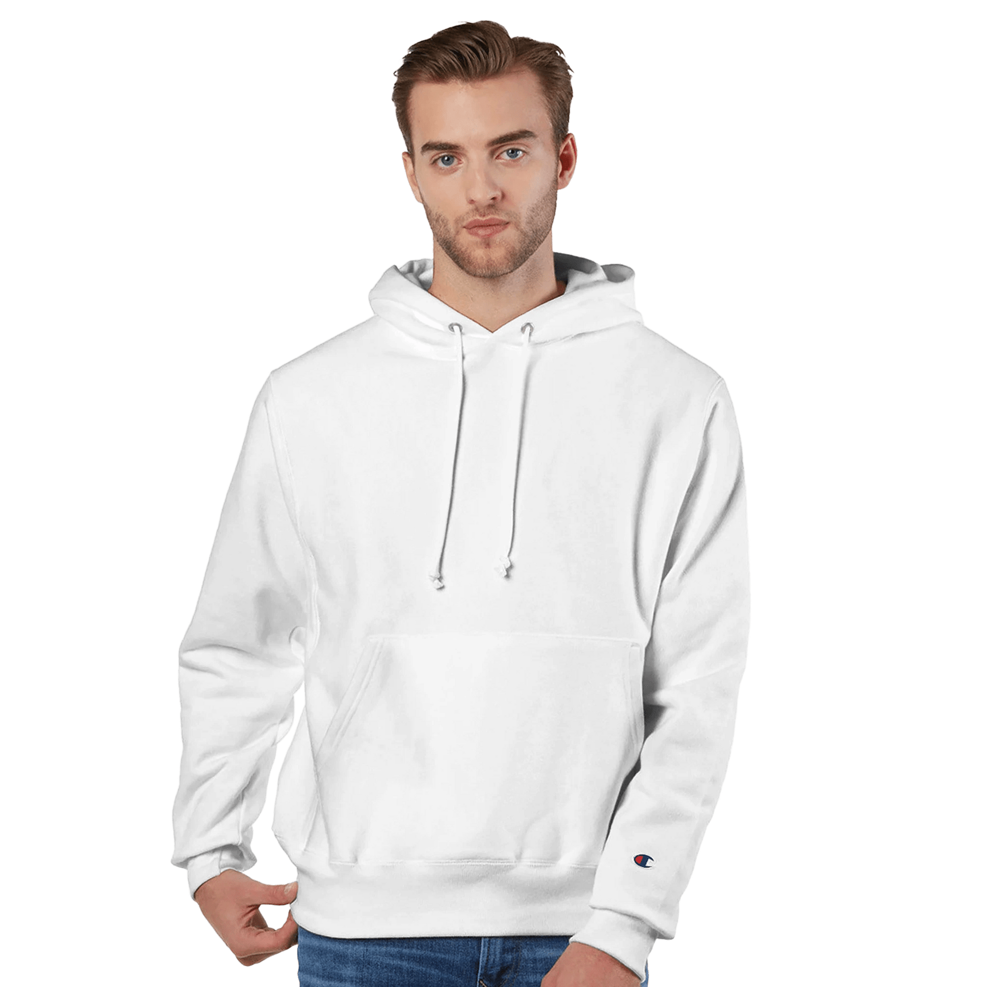 Golden triangle - Recycled polyester Unisex Pullover Hoodie | Champion S1051 - eduardgurevich S