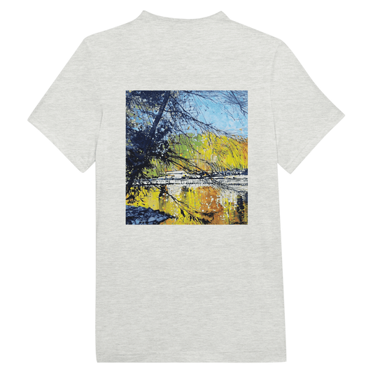 Golden triangle - Triblend Unisex Crewneck T-shirt - eduardgurevich S