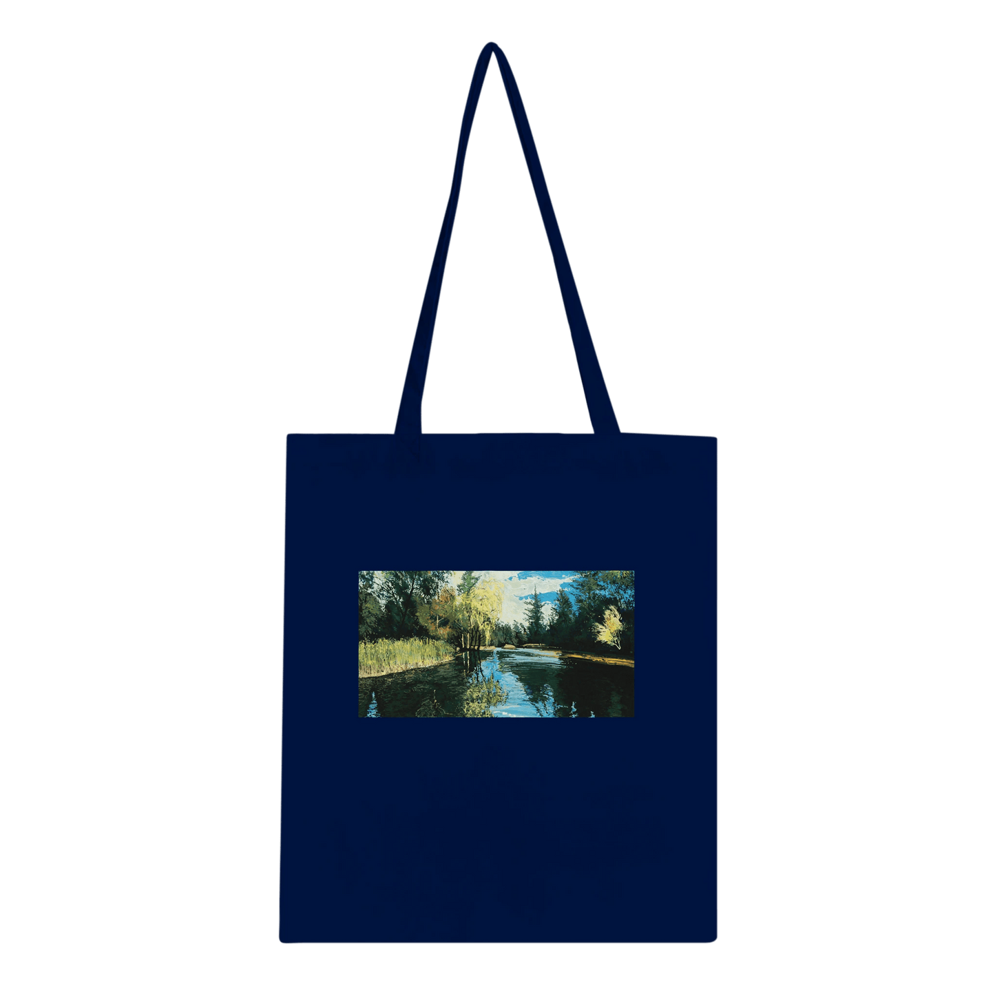 Good morning Good luck - Classic Tote Bag - eduardgurevich Navy