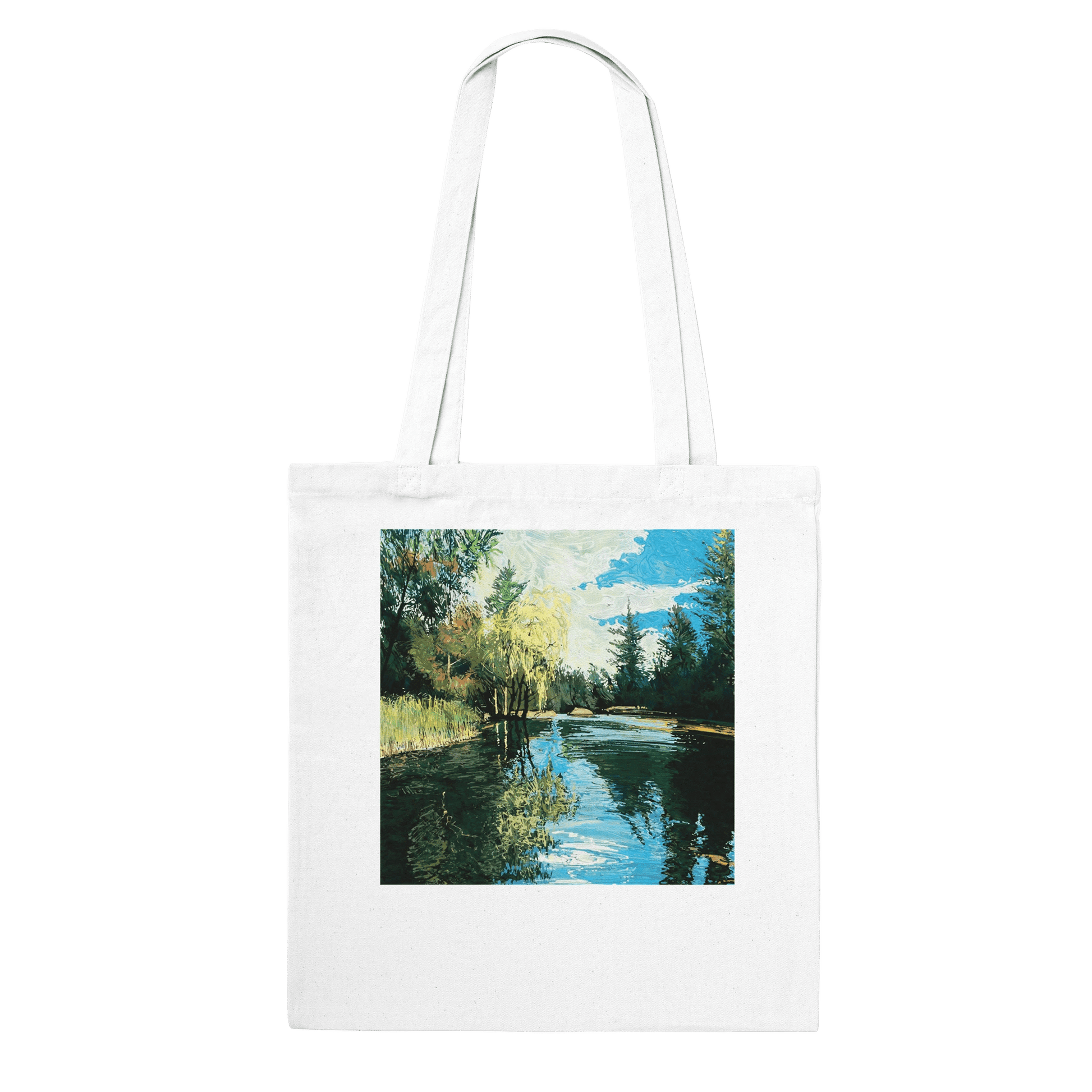 Good morning Good luck - Classic Tote Bag - eduardgurevich Red