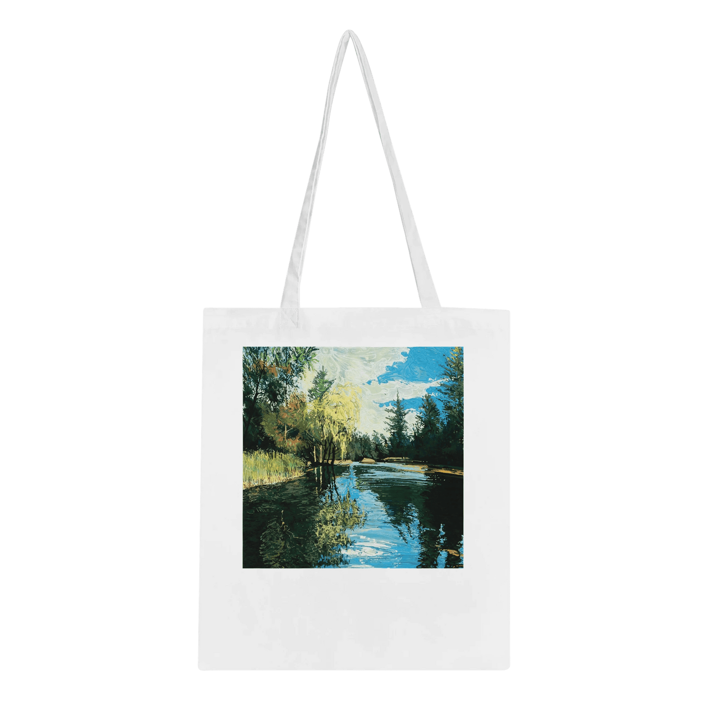 Good morning Good luck - Classic Tote Bag - eduardgurevich White