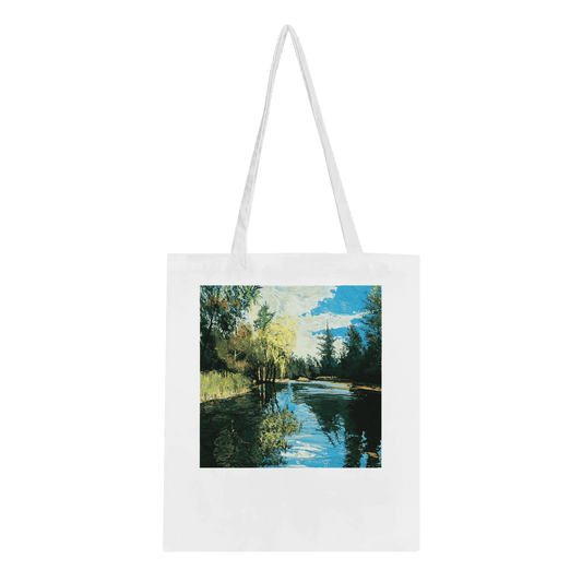 Good morning Good luck - Classic Tote Bag - eduardgurevich White