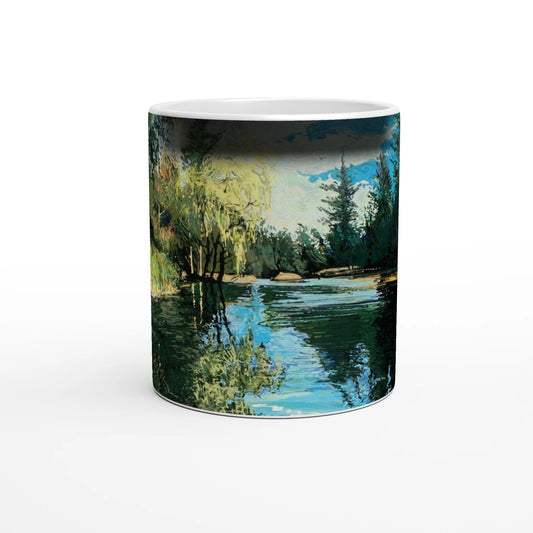 Good morning Good luck - Magic 11oz Ceramic Mug - eduardgurevich