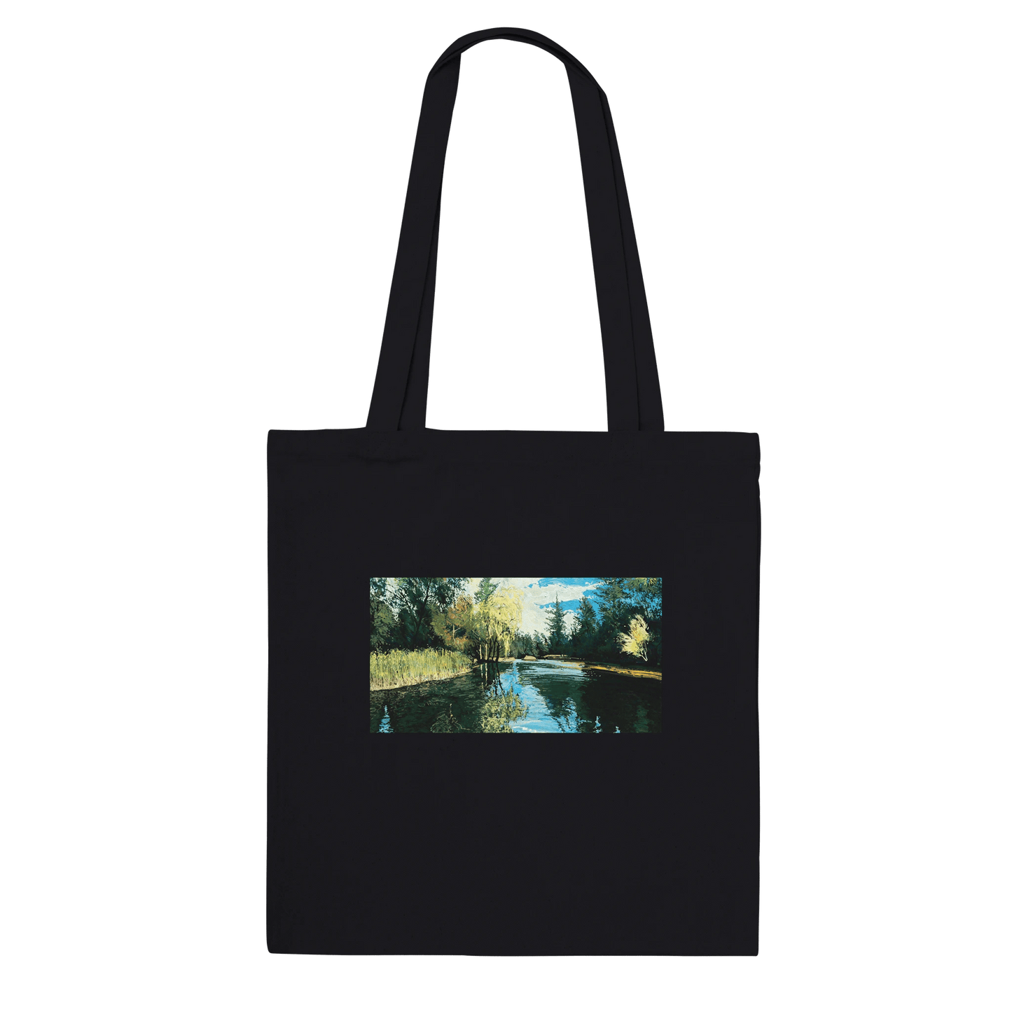 Good morning Good luck - Premium Tote Bag - eduardgurevich Black