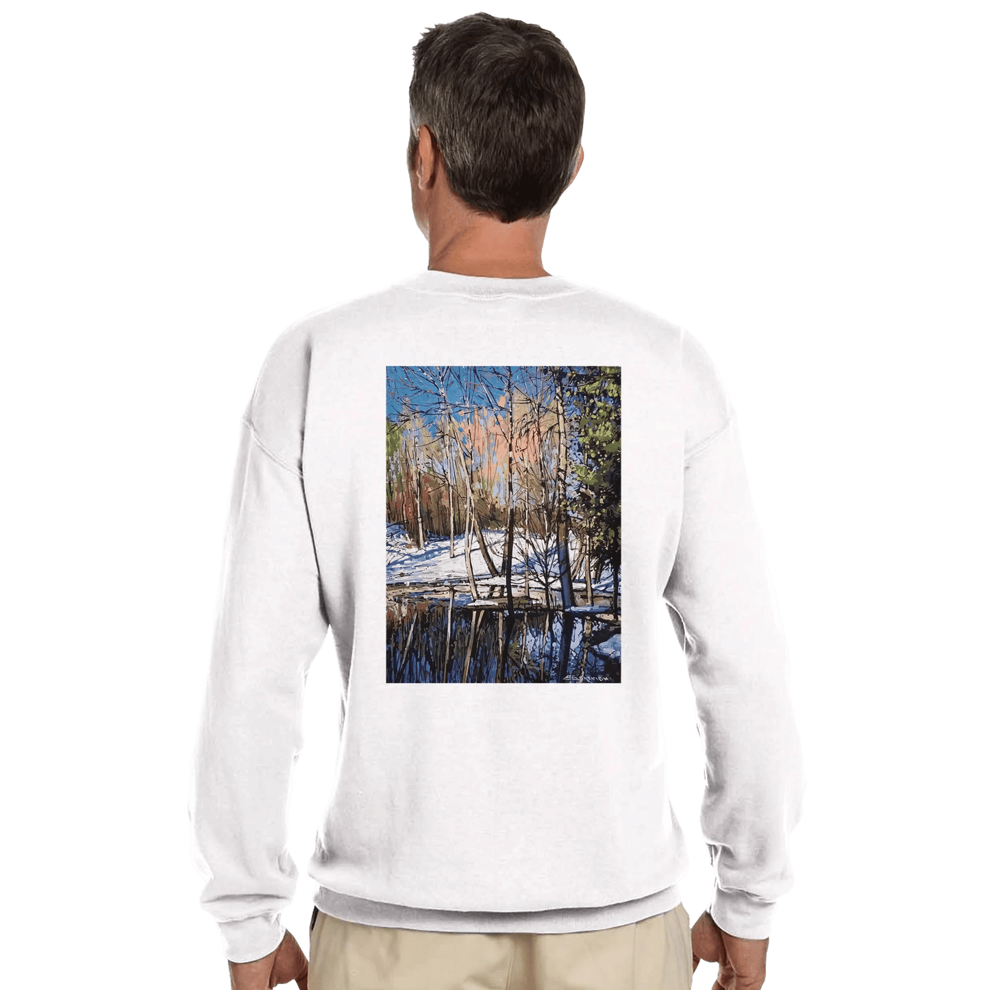 High visibility - Classic Unisex Crewneck Sweatshirt | Gildan® 18000 - eduardgurevich S