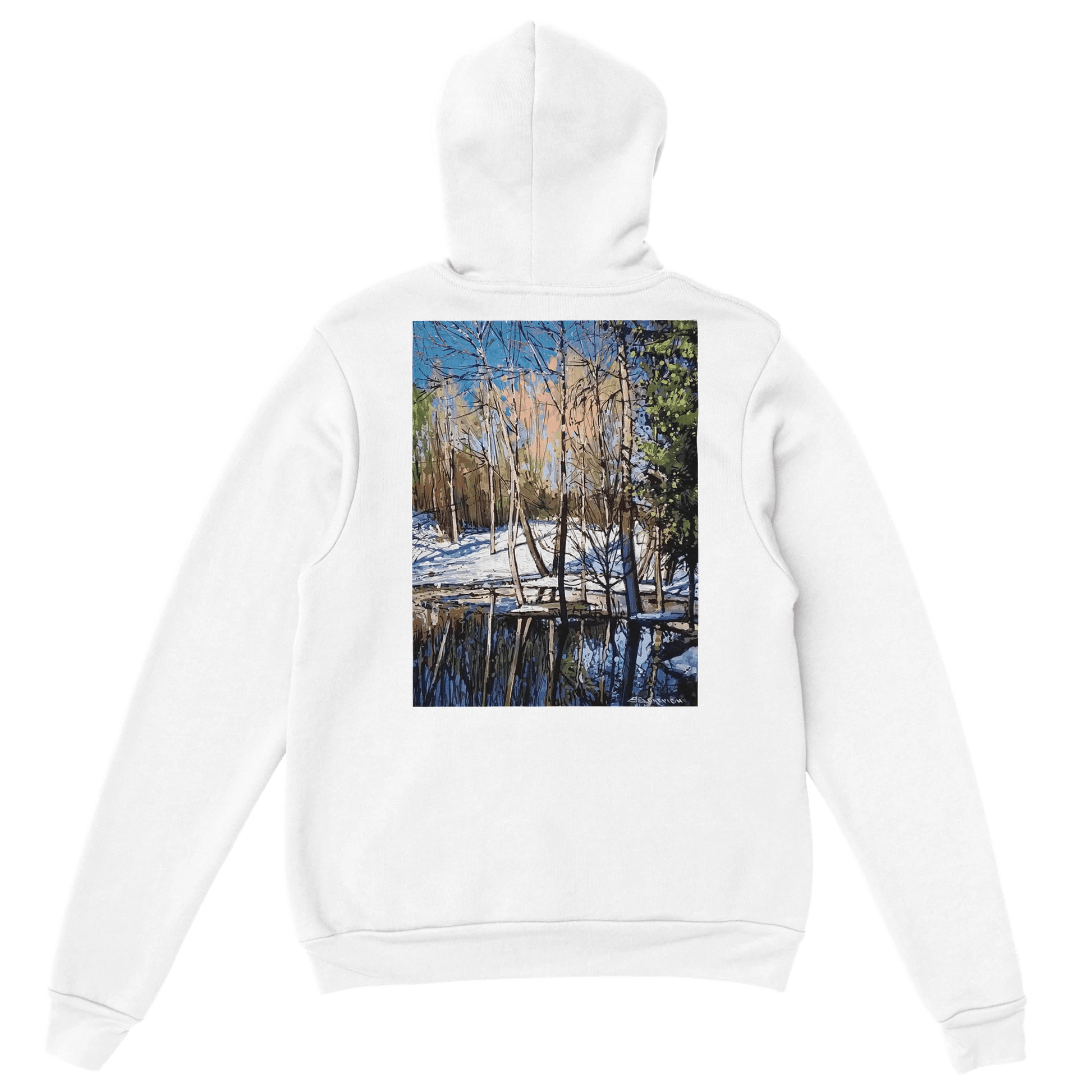 High visibility - Classic Unisex Pullover Hoodie | Gildan® 18500 White - eduardgurevich S