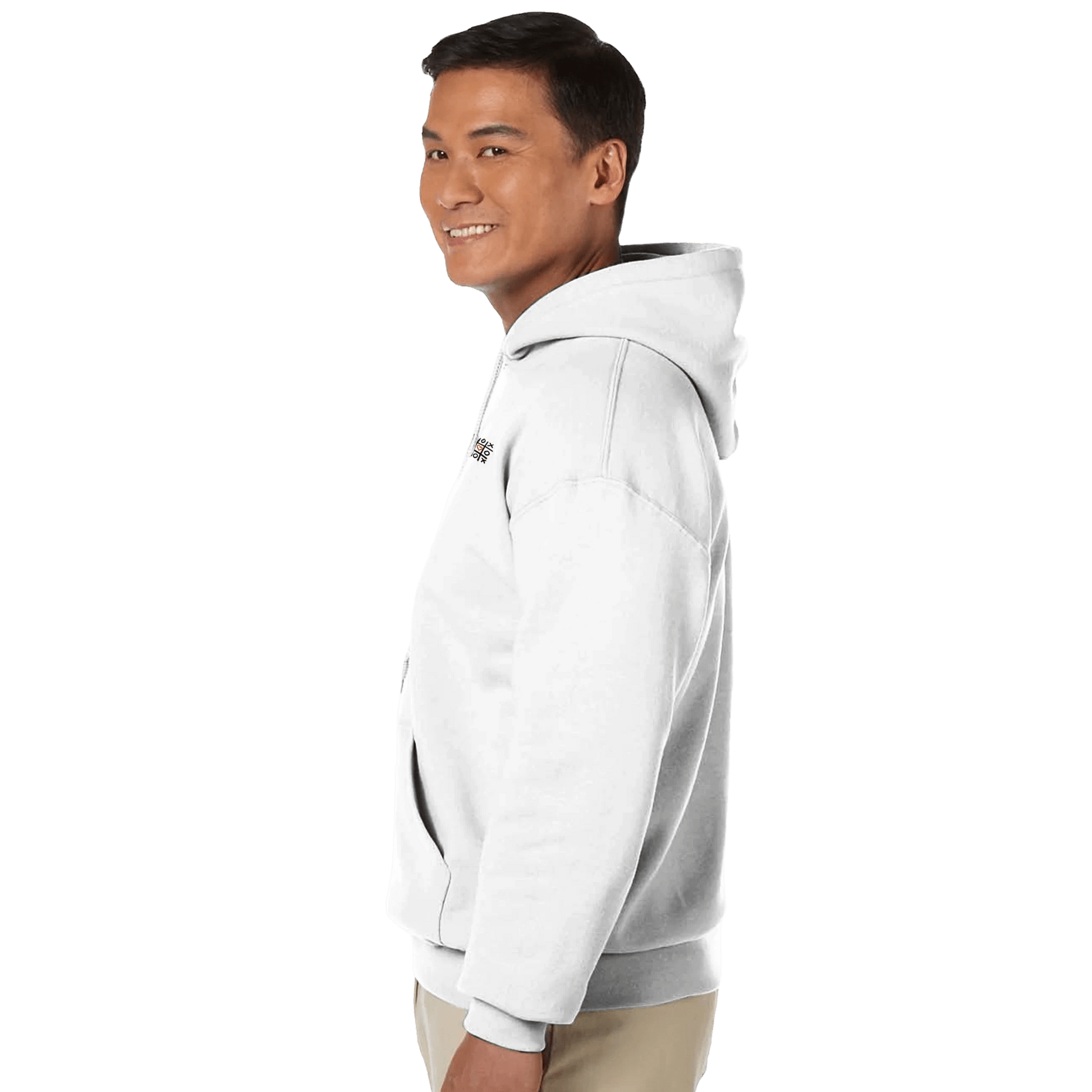 High visibility - Classic Unisex Pullover Hoodie | Gildan® 18500 White - eduardgurevich S