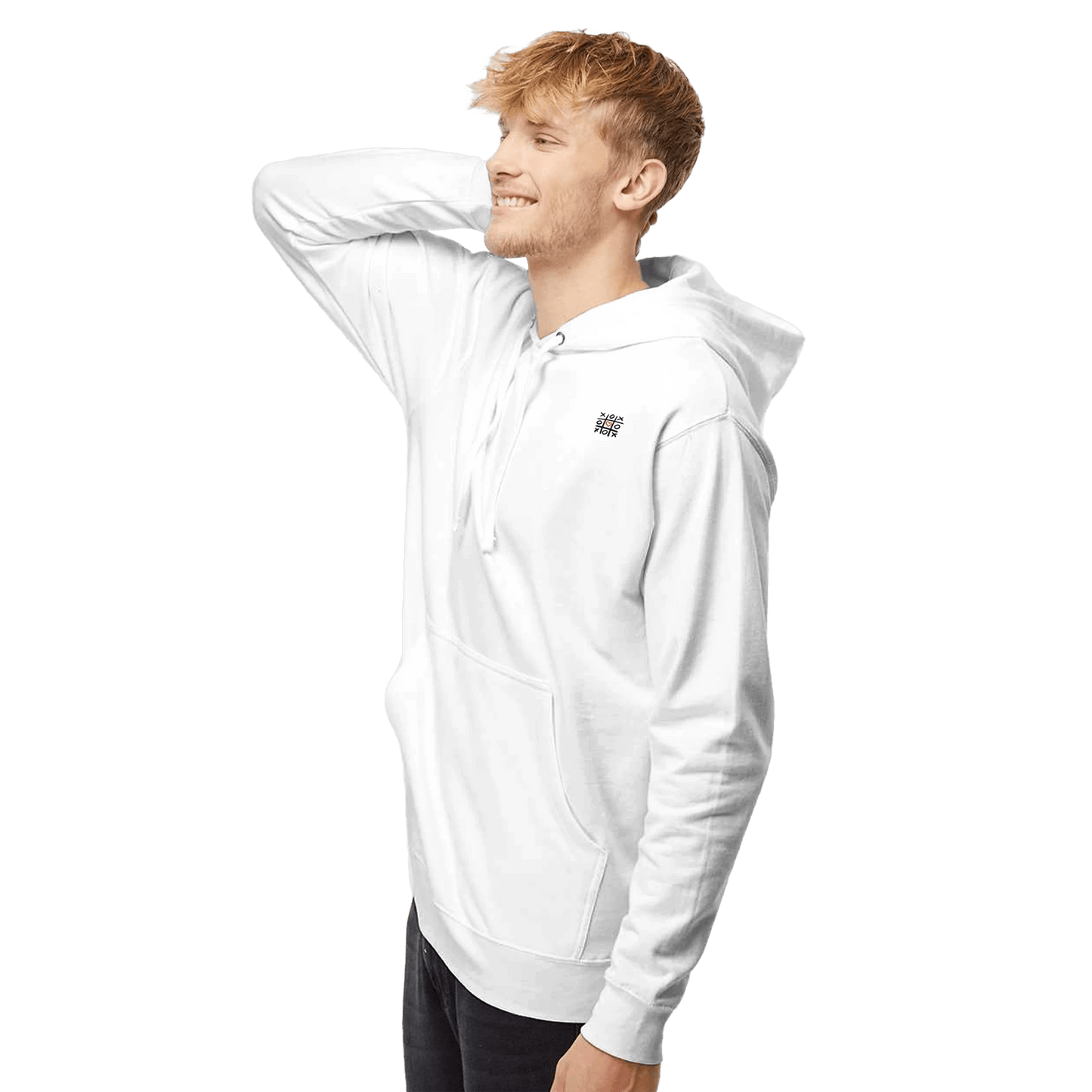 High visibility - Men's Midweight Hooded Sweatshirt | Independent SS4500 - eduardgurevich S