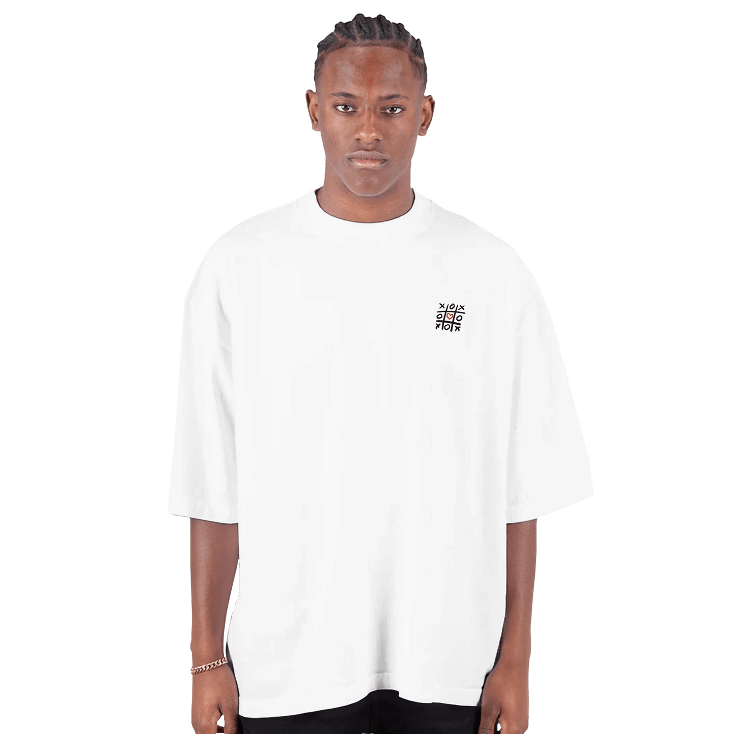 High visibility - Men's Oversized Drop - Shoulder Crewneck T-Shirt | Shaka Wear SHGDD - eduardgurevich S