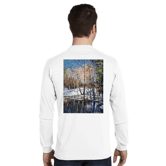 High visibility - Organic Unisex Classic Long - Sleeve T-Shirt | Econscious EC1500 - eduardgurevich S