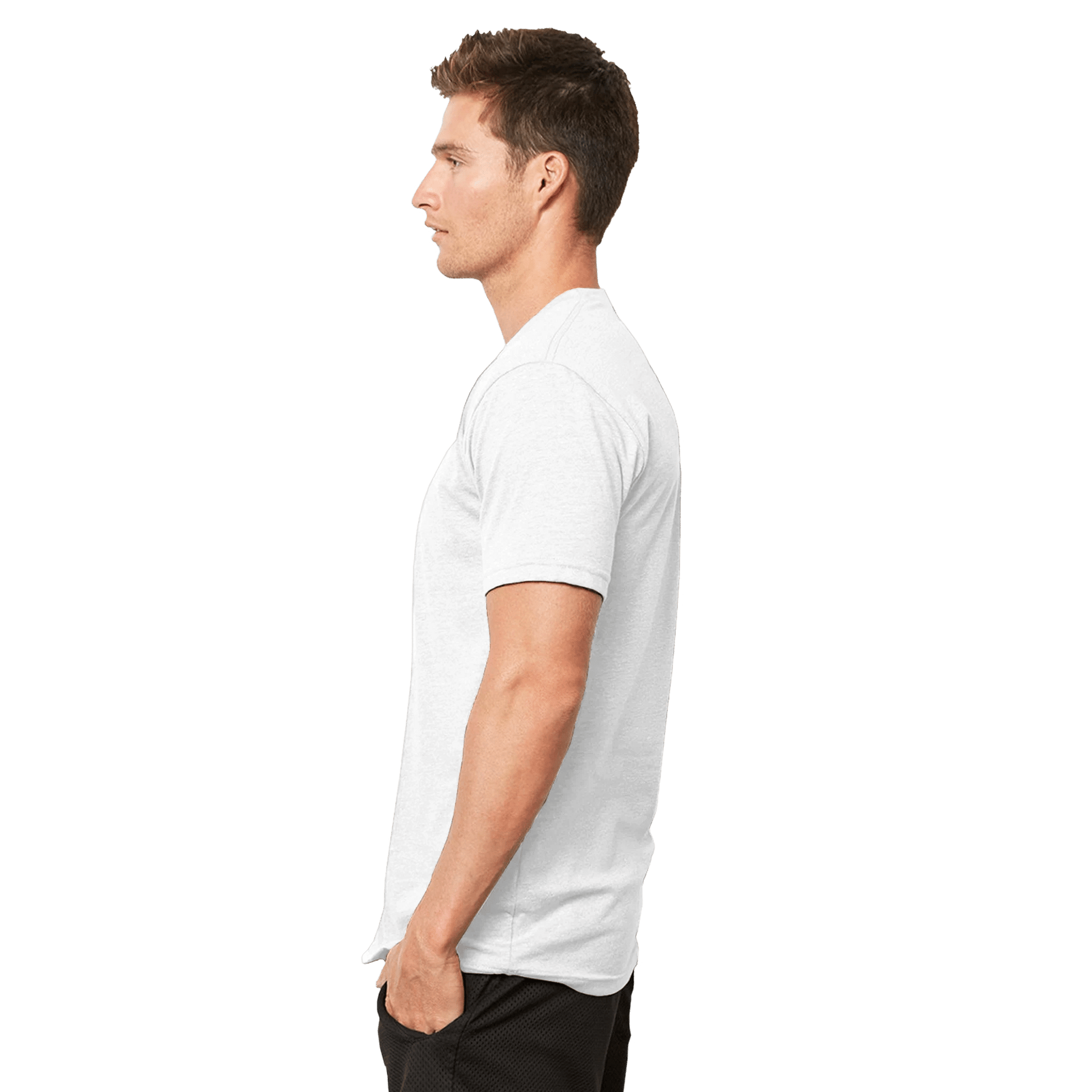 High visibility - Organic Unisex Heavyweight Crewneck T-Shirt | Next Level 4600 - eduardgurevich S