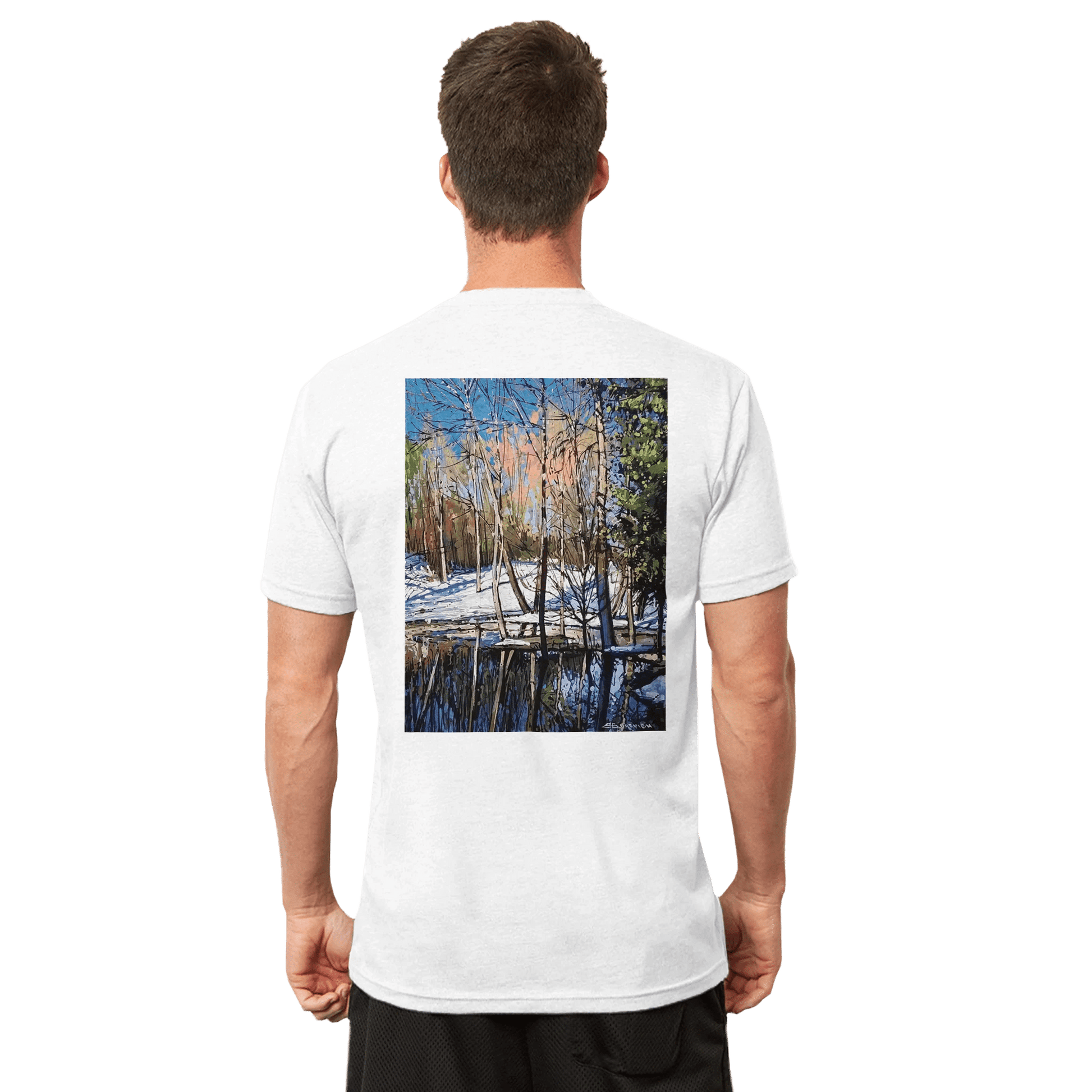High visibility - Organic Unisex Heavyweight Crewneck T-Shirt | Next Level 4600 - eduardgurevich S