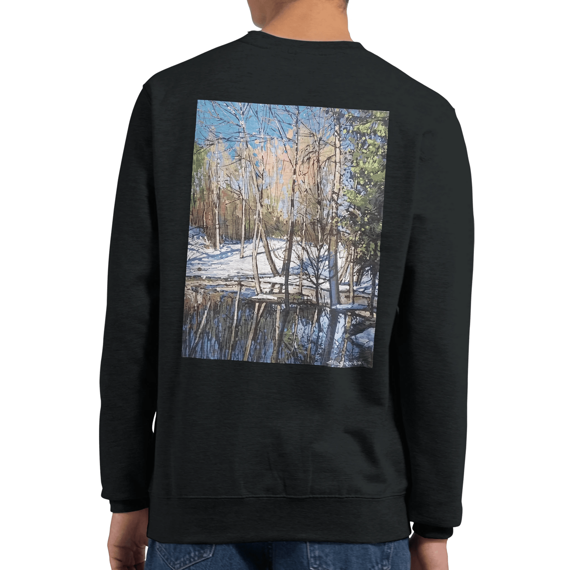 High visibility - Premium Unisex Crewneck Sweatshirt - eduardgurevich S
