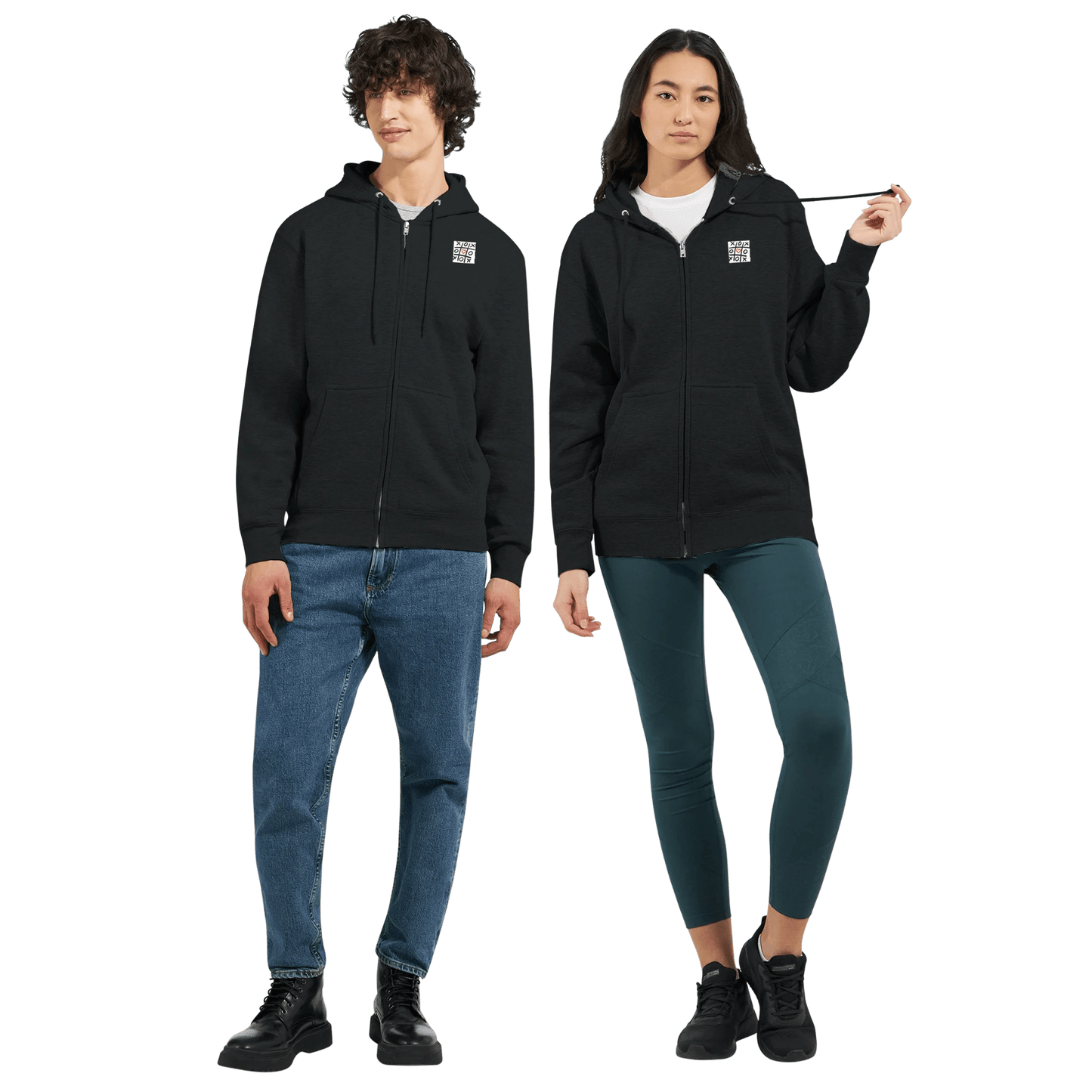 High visibility - Premium Unisex Zip Hoodies - eduardgurevich S