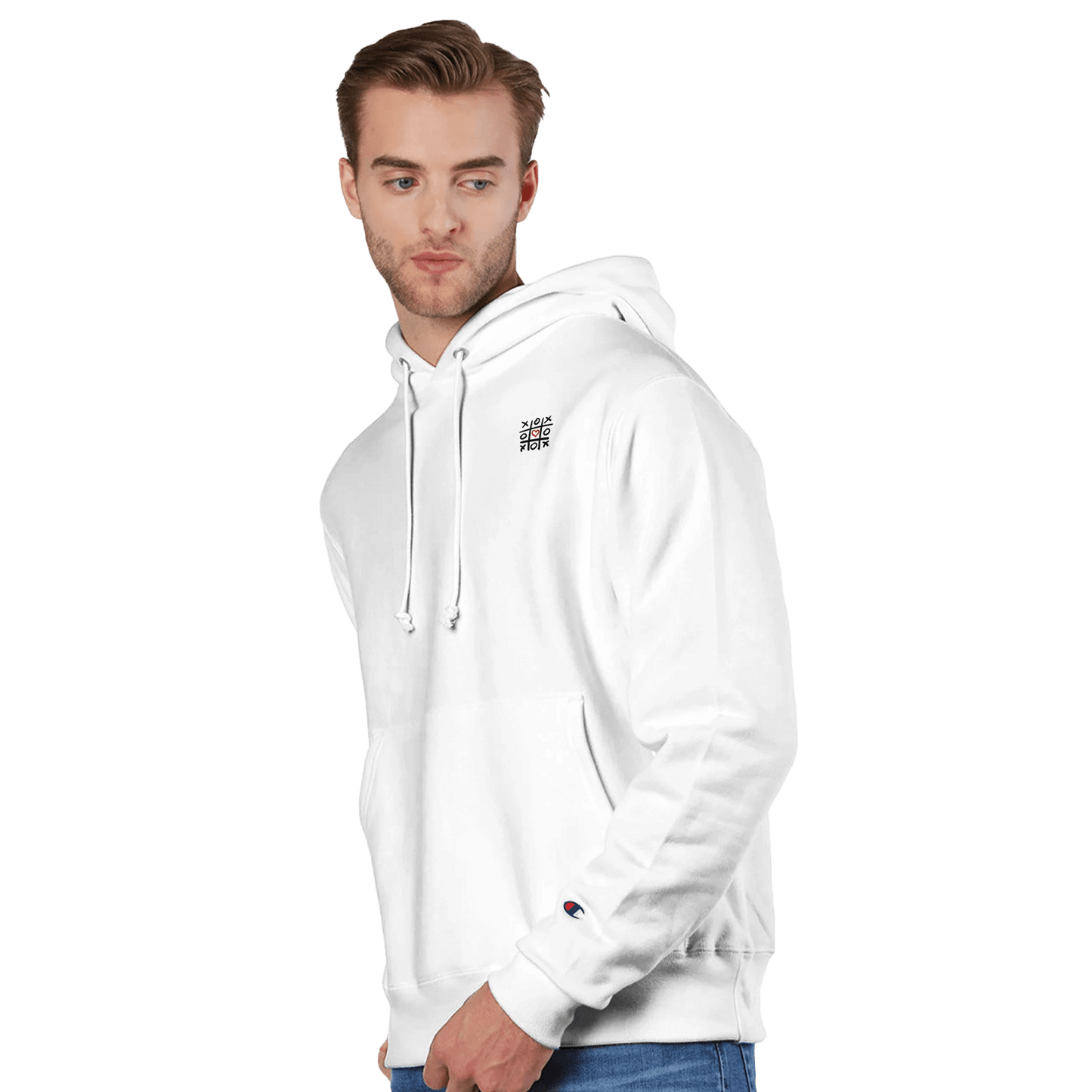High visibility - Recycled polyester Unisex Pullover Hoodie | Champion S1051 - eduardgurevich S