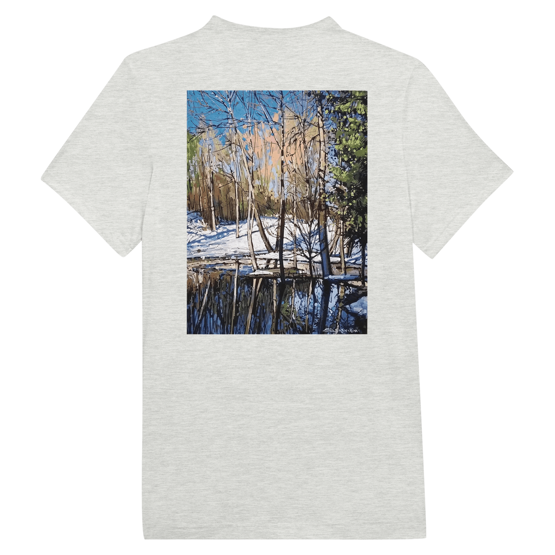 High visibility - Triblend Unisex Crewneck T-shirt - eduardgurevich S