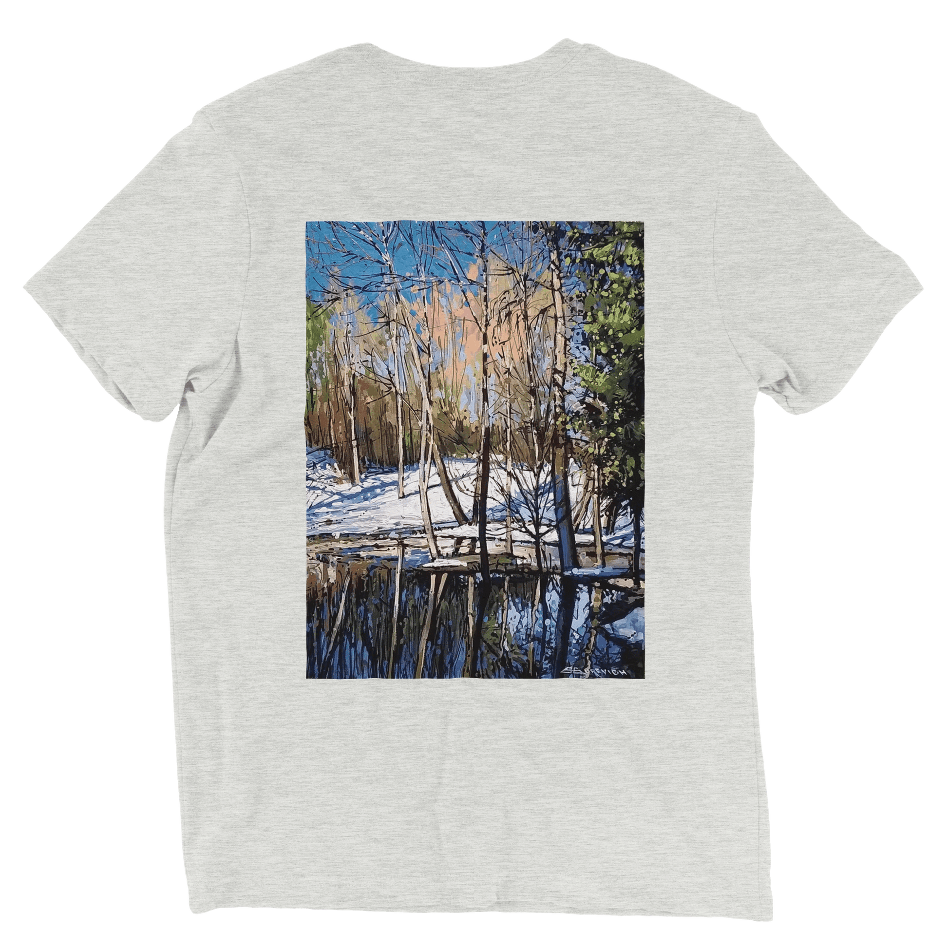 High visibility - Triblend Unisex Crewneck T-shirt - eduardgurevich S
