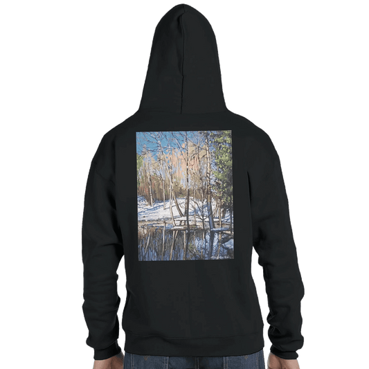 High visibility - Unisex Powerblend Zip Hoodie | Champion S800 - eduardgurevich S