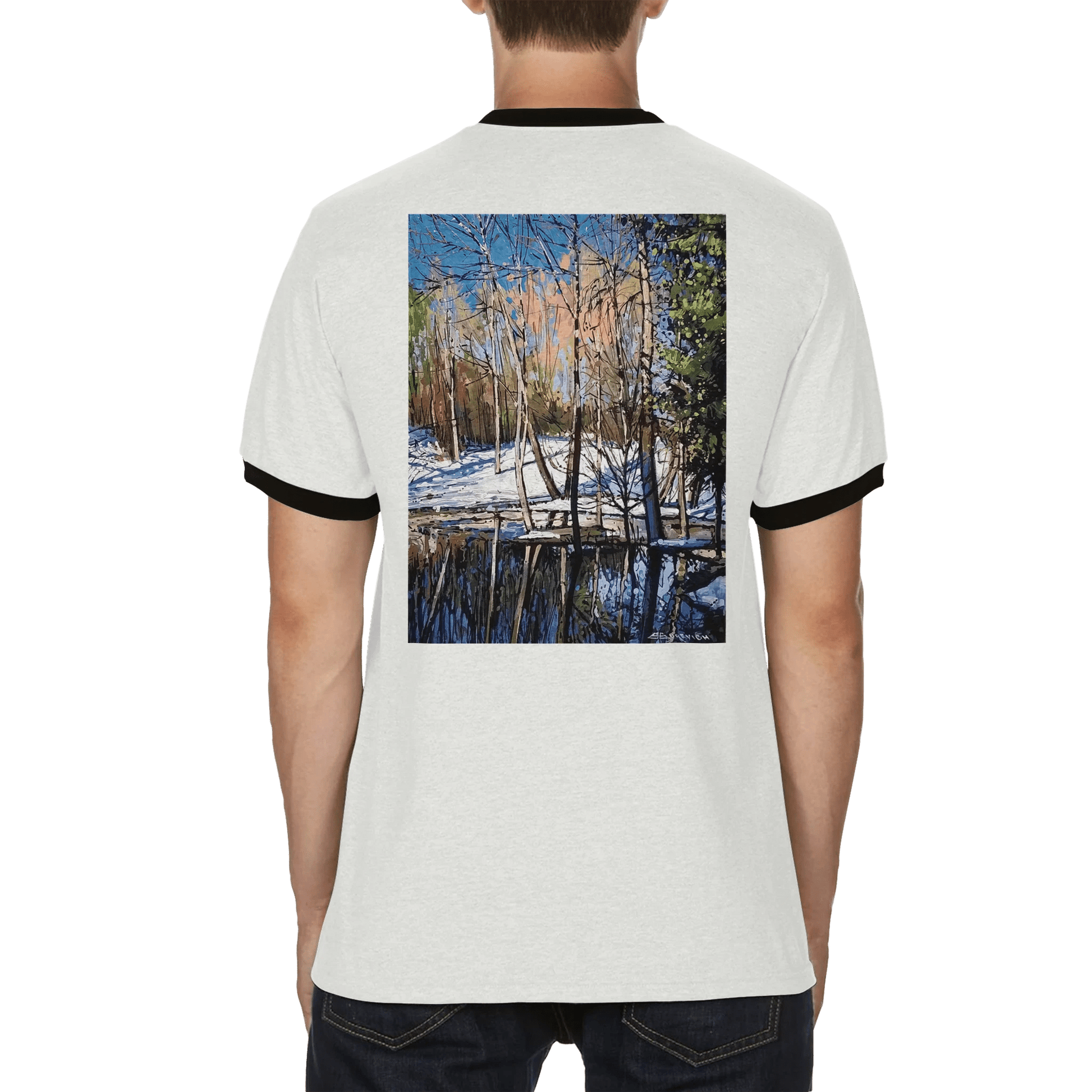 High visibility - Unisex Ringer T-shirt - eduardgurevich S