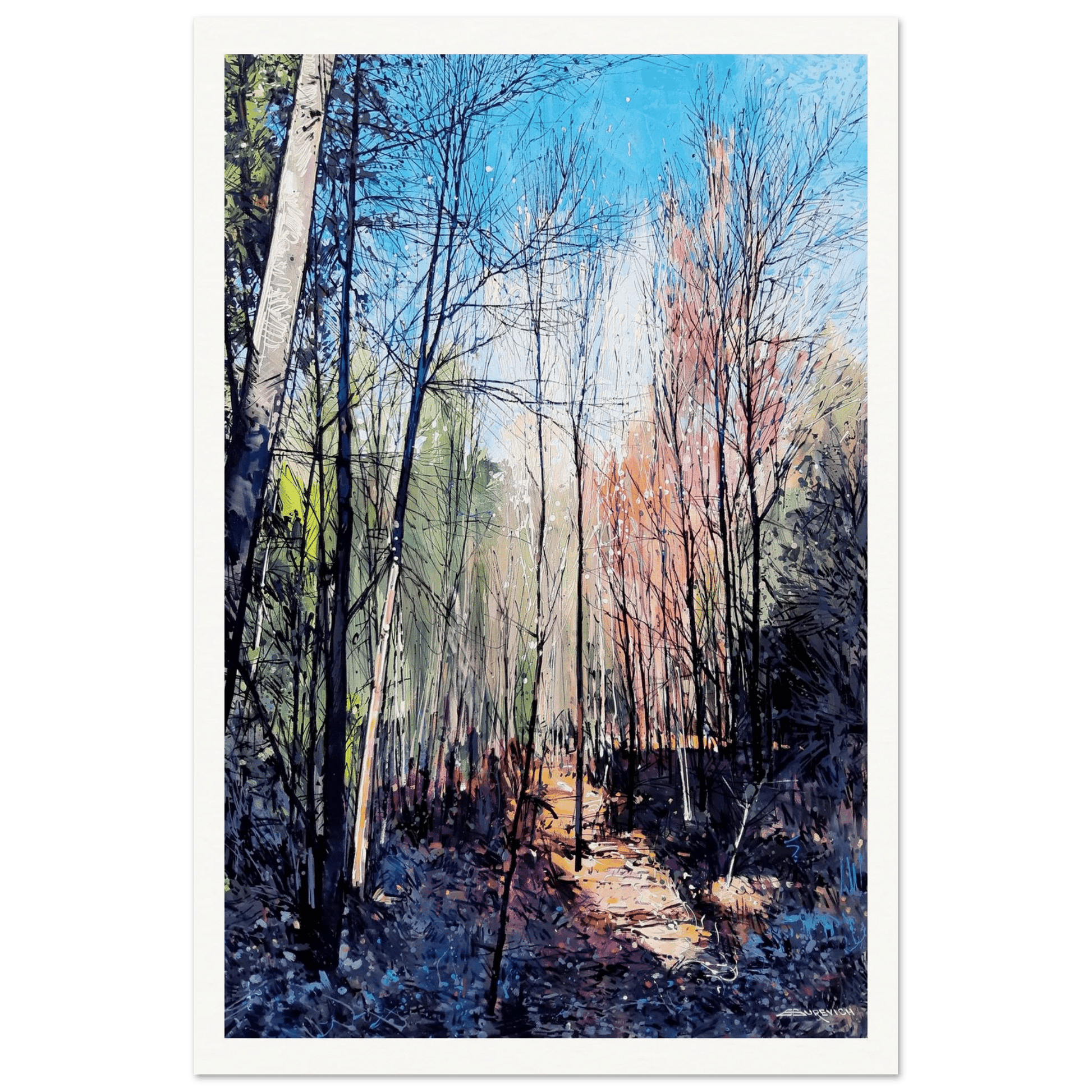 History of last fall - Museum - Quality Matte Paper Poster - eduardgurevich 60x90 cm / 24x36″
