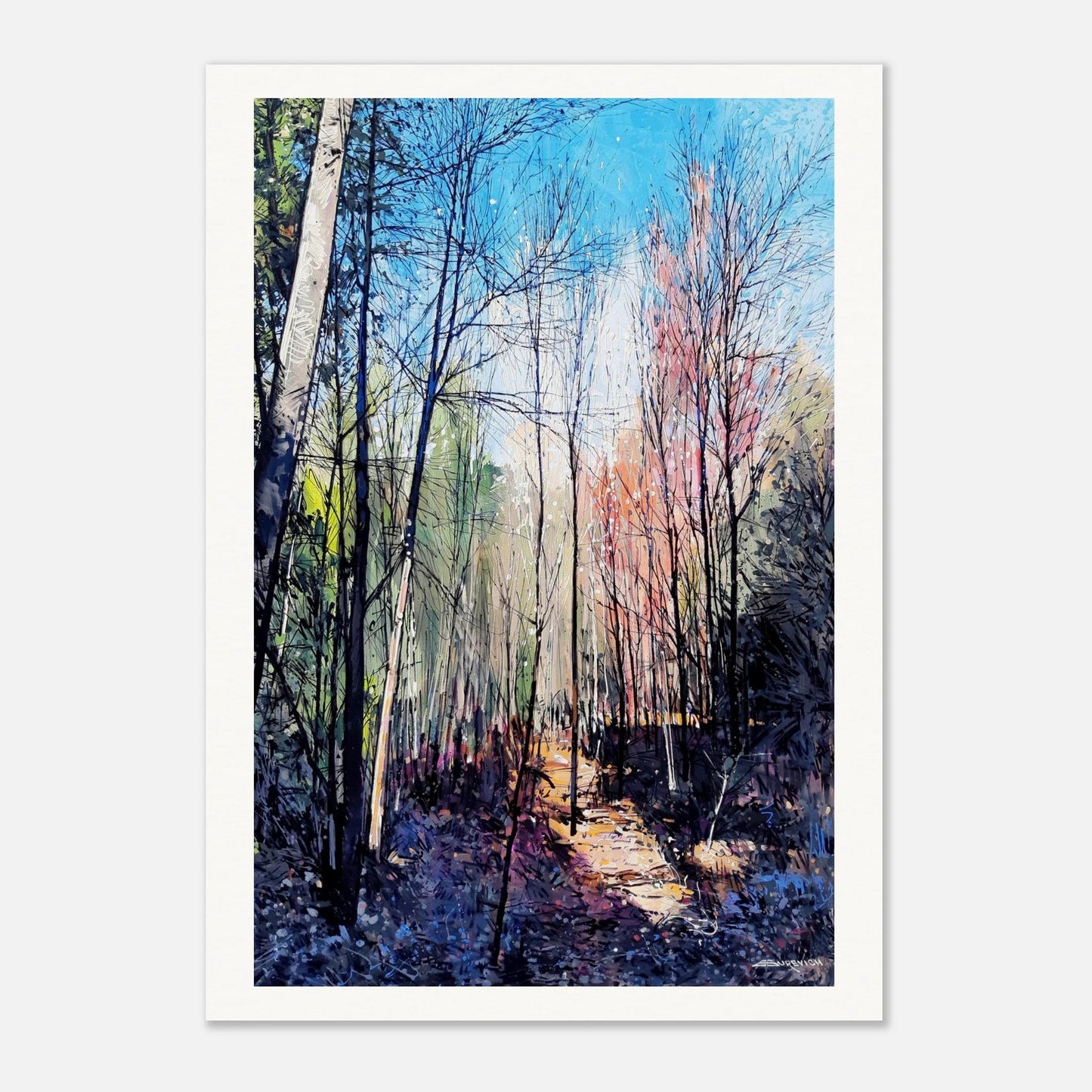 History of last fall - Museum - Quality Matte Paper Poster - eduardgurevich 75x100 cm / 30x40″